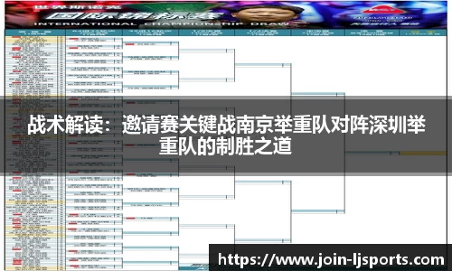 战术解读：邀请赛关键战南京举重队对阵深圳举重队的制胜之道